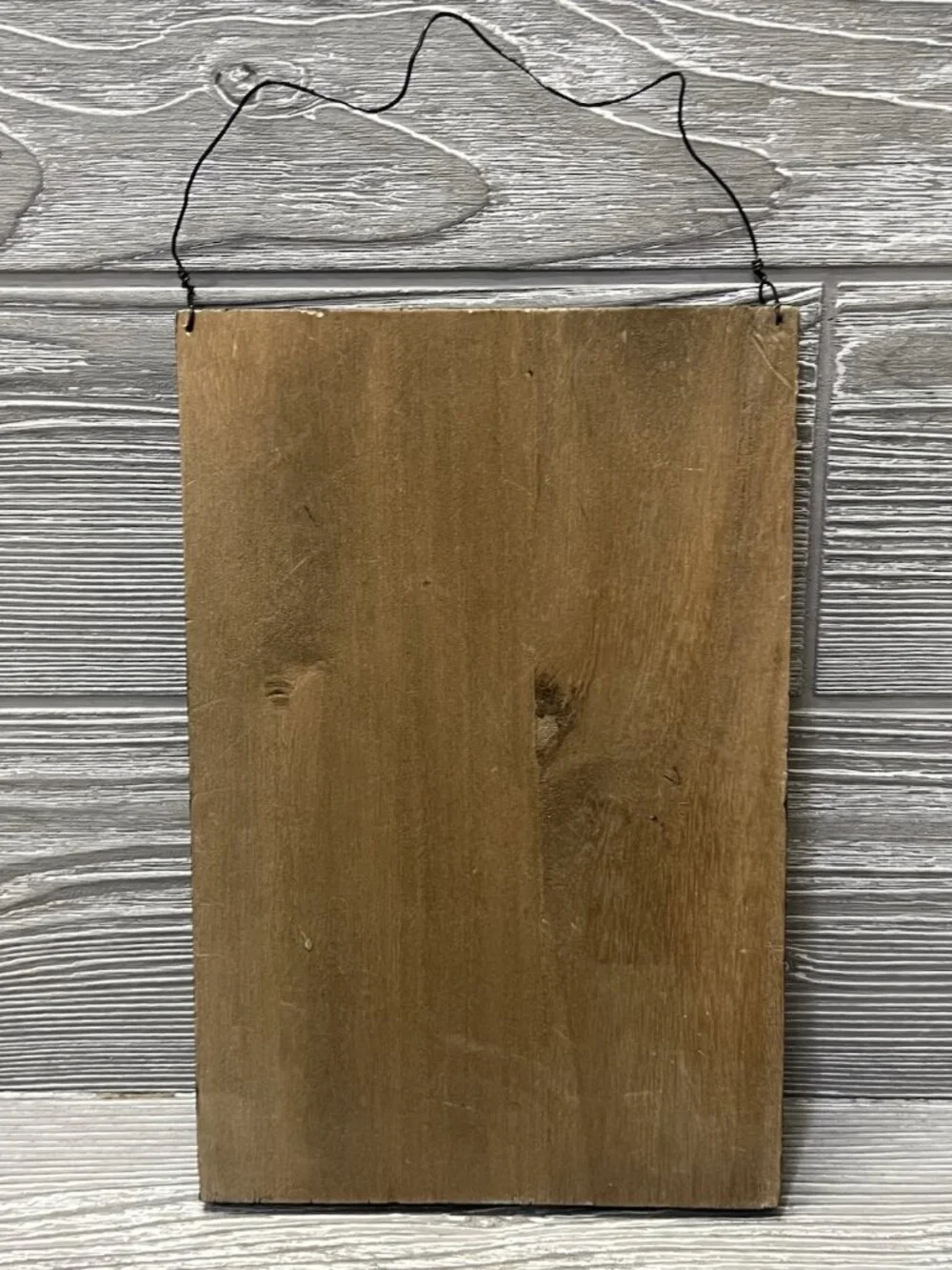 RusticEzra Mertz Flower Seeds Wooden Hanging Sign Garden Wall Decor 6” X 9.5”